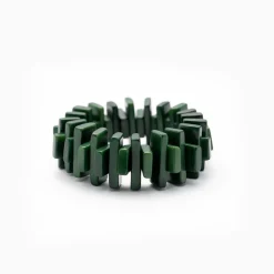 Armbånd. Angélica León, Solid Light X Nam #1. Grønn