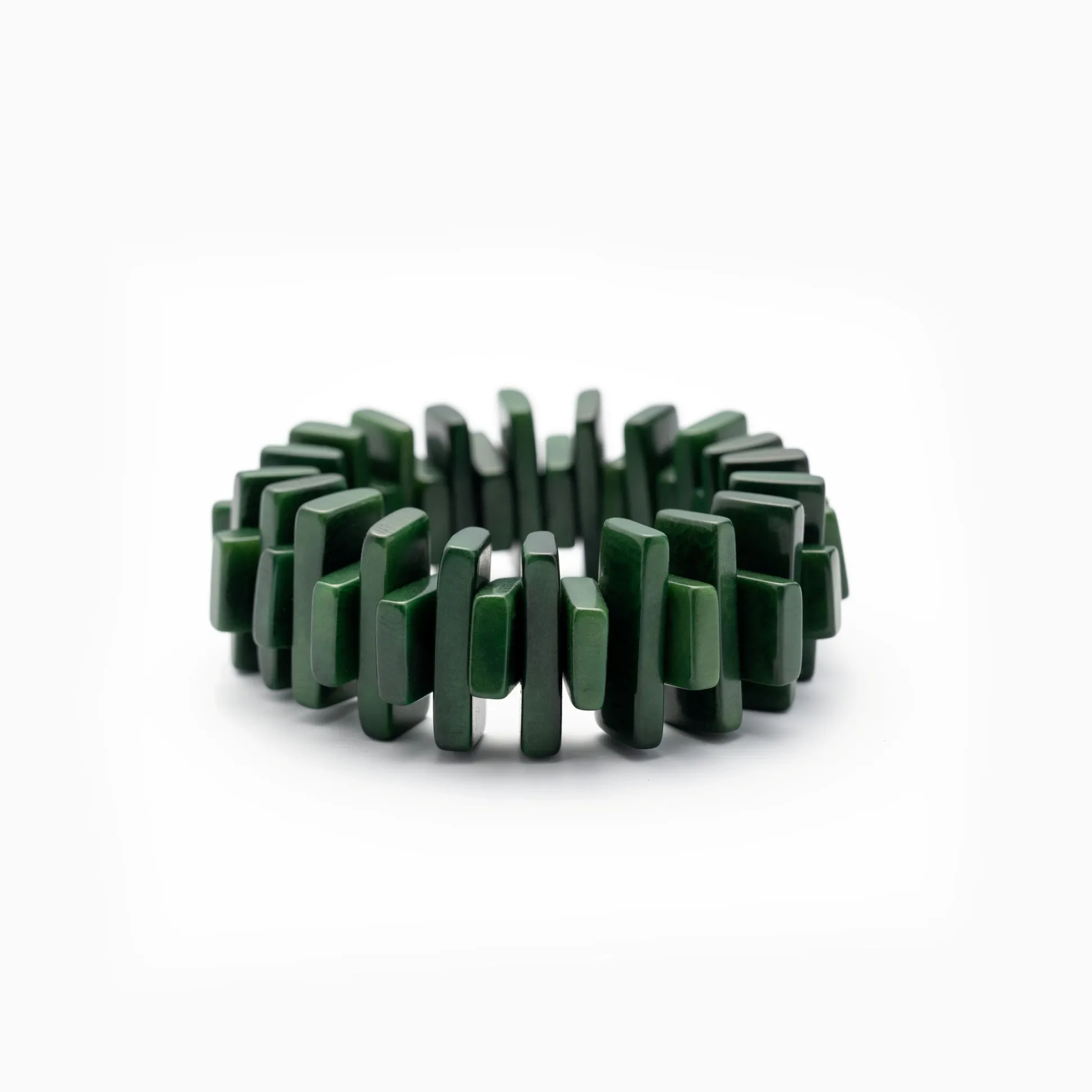 Armbånd. Angélica León, Solid Light X Nam #1. Grønn