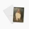 Kort med konvolutt. Theodor Kittelsen, «Kvitebjørn kong Valemon»