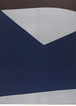 Plakat 50 x 70 cm. Anna-Eva Bergman, «L 16-1972 Fjord»