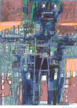 Plakat 50 x 70 cm. Else Hagen, «Bykropp»