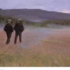 Plakat 50 x 70 cm. Halfdan Egedius, «Lørdagskveld»
