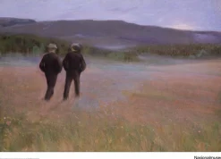Plakat 50 x 70 cm. Halfdan Egedius, «Lørdagskveld»