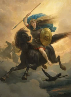 Plakat 50 x 70 cm. Peter N. Arbo, «Valkyrjen»