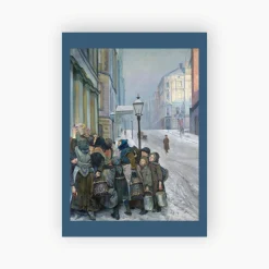 Postkort. Christian Krohg, «Kampen for tilværelsen»