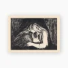Postkort. Edvard Munch, «Vampyr II»