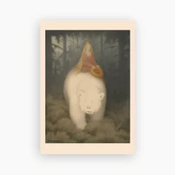 Postkort. Theodor Kittelsen, «Kvitebjørn kong Valemon»