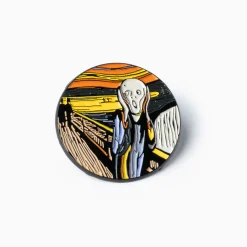 Emaljenål. Edvard Munch, «Skrik»