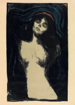 Postkort. Edvard Munch, «Madonna»