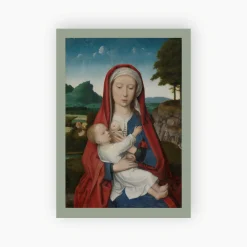 Postkort. Gerard David, «Madonna med Jesusbarnet»